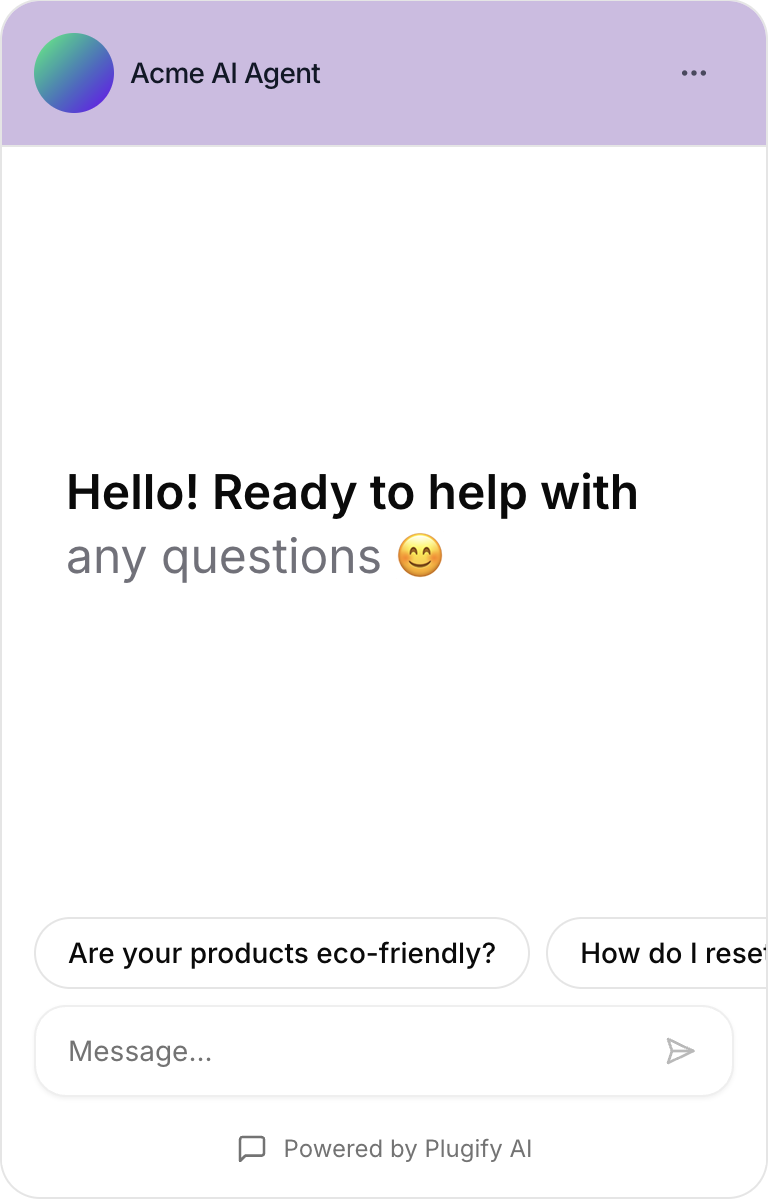 Customizable AI Agents for MSMEs